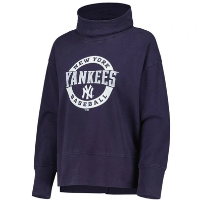 Shop Levelwear Navy New York Yankees Sunset Farm Team Pullover Sweatshirt