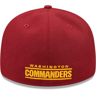 Shop New Era Burgundy Washington Commanders Omaha Low Profile 59fifty Fitted Hat