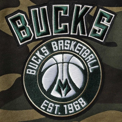 Shop Pro Standard Camo Milwaukee Bucks Team Shorts