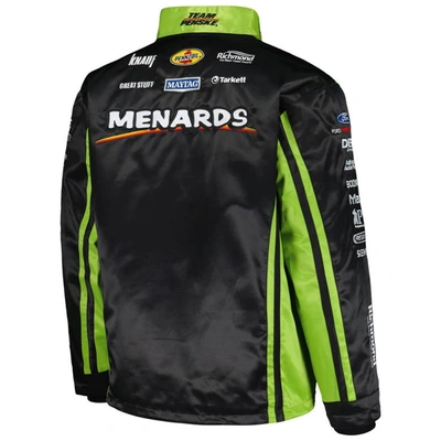 Shop Team Penske Black Ryan Blaney Menards Nylon Uniform Full-snap Jacket