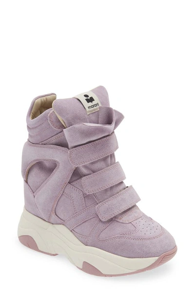 Shop Isabel Marant Balskee Platform Sneaker In Lilac