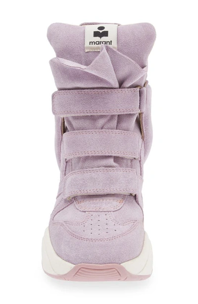 Shop Isabel Marant Balskee Platform Sneaker In Lilac
