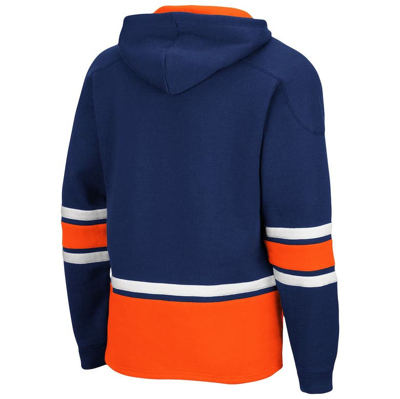 Shop Colosseum Navy Syracuse Orange Lace Up 3.0 Pullover Hoodie