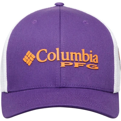 Shop Columbia Purple Clemson Tigers Collegiate Pfg Flex Hat