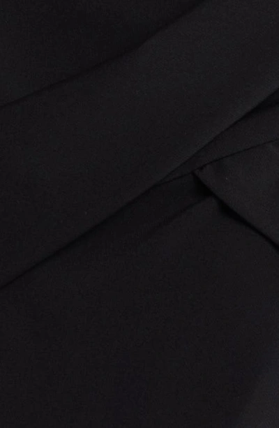 Shop Vince Camuto One-shoulder Jumpsuit In Rich Black