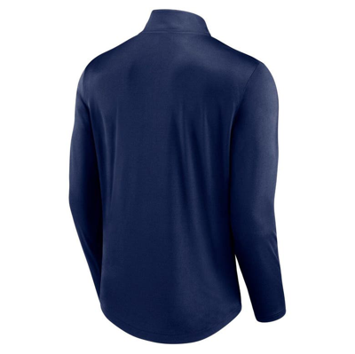 Fanatics Branded Navy Cal Bears Tough Minded Quarter-zip Top In Navy
