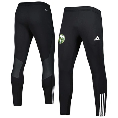 Shop Adidas Originals Adidas Black Portland Timbers 2023 On-field Team Crest Aeroready Training Pants