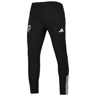 Shop Adidas Originals Adidas Black Sporting Kansas City 2023 On-field Team Crest Aeroready Training Pants