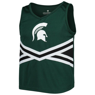 Shop Colosseum Girls Youth  Green Michigan State Spartans Carousel Cheerleader Set