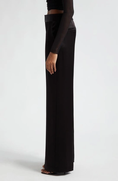 Shop Alice And Olivia Alice + Olivia Dylan High Waist Wide Leg Pants In Black