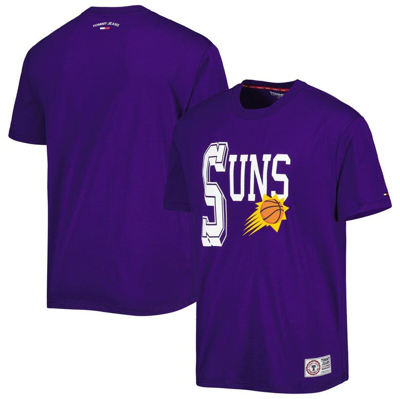 Shop Tommy Jeans Purple Phoenix Suns Mel Varsity T-shirt