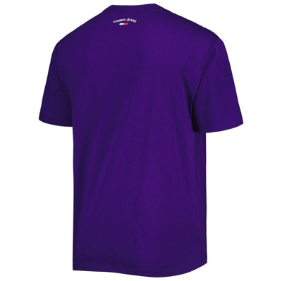 Shop Tommy Jeans Purple Phoenix Suns Mel Varsity T-shirt