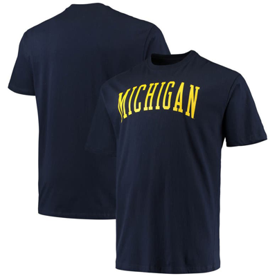 Shop Champion Navy Michigan Wolverines Big & Tall Arch Team Logo T-shirt