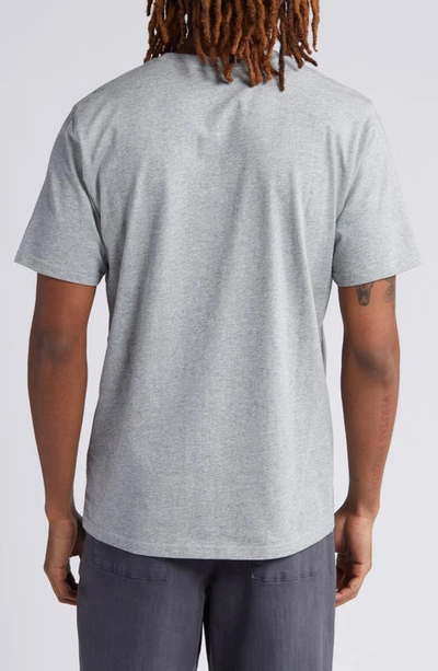 Carhartt Short-sleeved T-shirt With Round Neck In Grey Heather