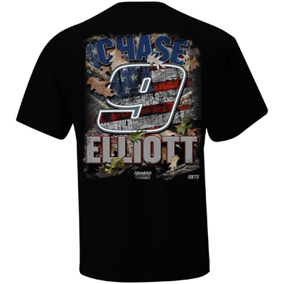 Shop Hendrick Motorsports Team Collection Black Chase Elliott Patriotic T-shirt