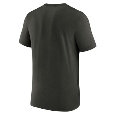 Shop Nike Olive Barcelona Swoosh T-shirt