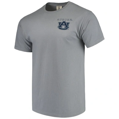 Shop Image One Gray Auburn Tigers Comfort Colors Campus Scenery T-shirt
