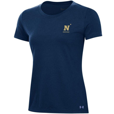 Shop Under Armour Navy Navy Midshipmen 2023 Aer Lingus College Football Classic Performance Cotton T-shi