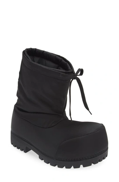 Shop Balenciaga Alaska Puffer Boot In Black