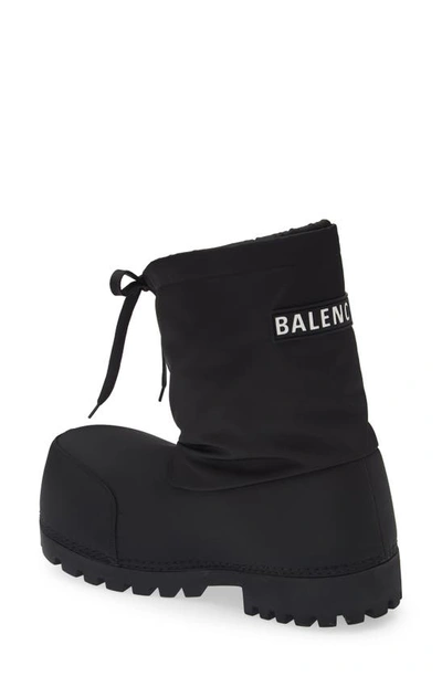 Shop Balenciaga Alaska Puffer Boot In Black