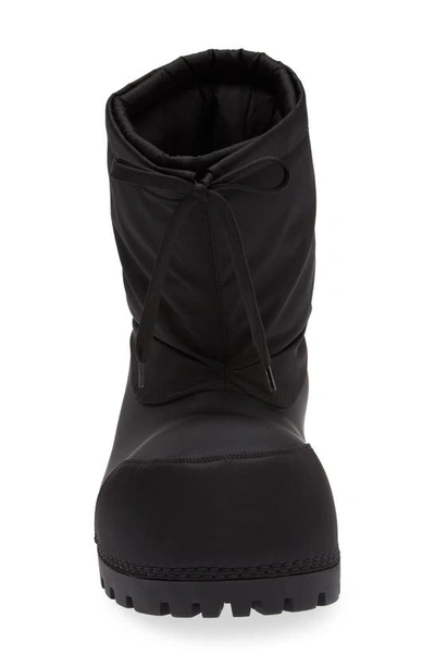 Balenciaga Logo Patch Alaska Ankle Boots In Black
