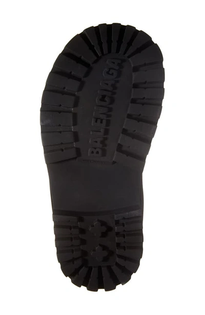 Balenciaga Logo Patch Alaska Ankle Boots In Black