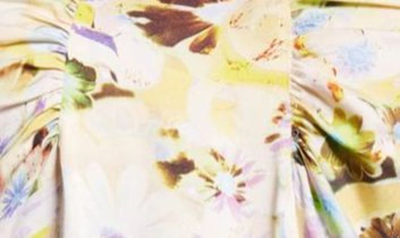 Collina Strada Arc Floral Short Sleeve Dress In Puzzle Flower