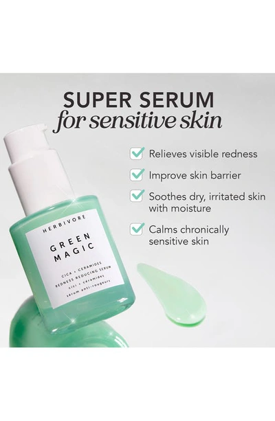 Herbivore Botanicals Green Magic Cica + Ceramides Redness Reducing Serum