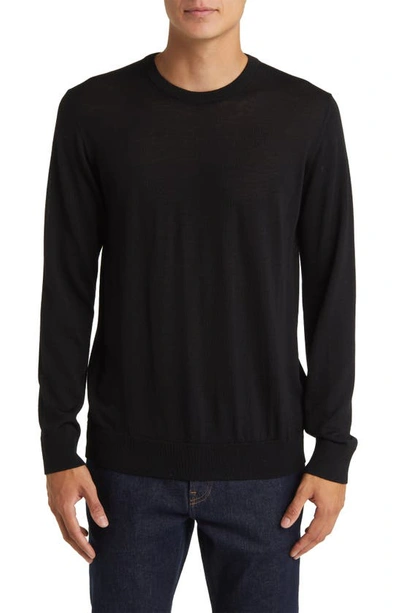 Shop Nn07 New Barca 6630 Merino Wool Sweater In Black