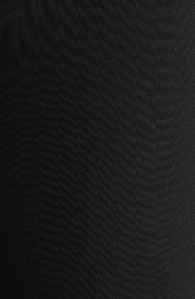 Spanx Booty Boost Front Slit Active Leggings In Very Black