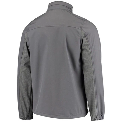 Shop Dunbrooke Graphite Cleveland Browns Circle Zephyr Softshell Full-zip Jacket