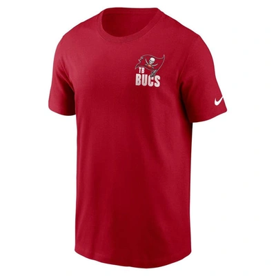 Shop Nike Red Tampa Bay Buccaneers Blitz Essential T-shirt