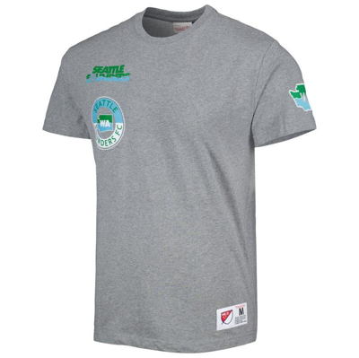 Shop Mitchell & Ness Gray Seattle Sounders Fc City Tee