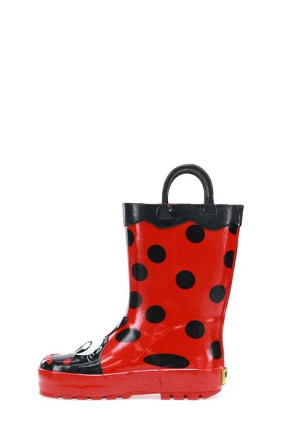 Shop Western Chief Ladybug Waterproof Rain Boot In Red