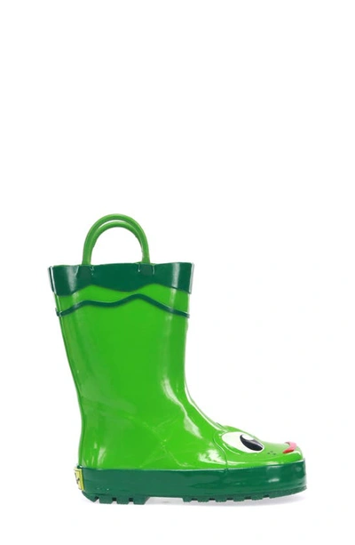 Western Chief Frog Rain Boot In Green