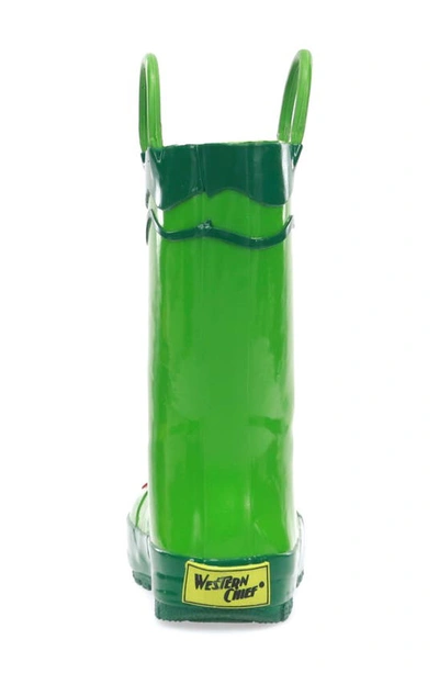 Western Chief Frog Rain Boot In Green