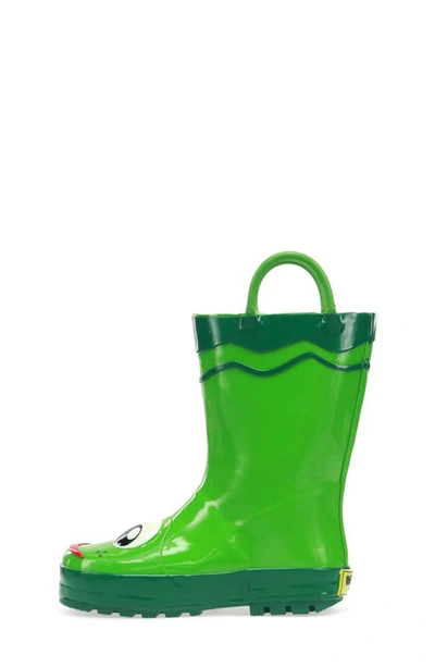 Western Chief Frog Rain Boot In Green
