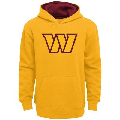 Shop Outerstuff Youth Gold Washington Football Team Team Prime Pullover Hoodie