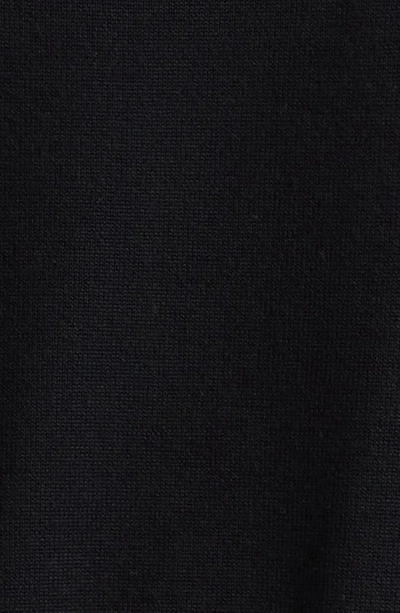 Shop Amiri Smoke Intarsia Wool & Cotton Crewneck Sweater In Black