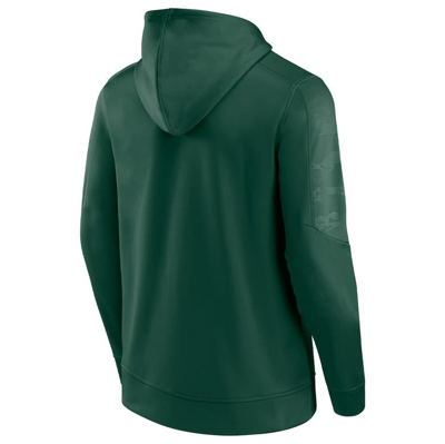 Shop Fanatics Branded Green Miami Hurricanes On The Ball Pullover Hoodie