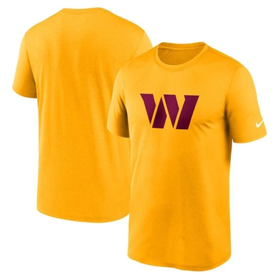 Shop Nike Gold Washington Commanders Essential Legend T-shirt