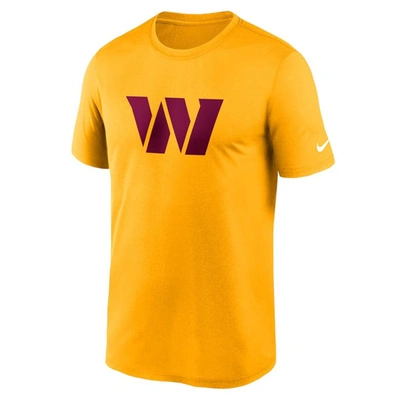 Shop Nike Gold Washington Commanders Essential Legend T-shirt