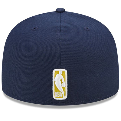 Shop New Era Gray Indiana Pacers 2022/23 City Edition Alternate Logo 59fifty Fitted Hat In Black