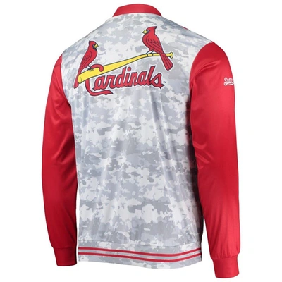 Shop Stitches Red St. Louis Cardinals Camo Full-zip Jacket