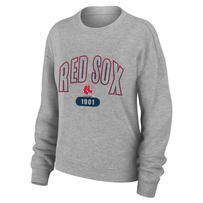 Shop Wear By Erin Andrews Gray Boston Red Sox  Knitted Lounge Set