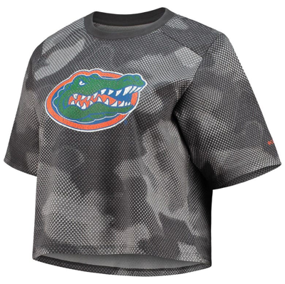 Shop Columbia Gray/black Florida Gators Park Camo Boxy T-shirt