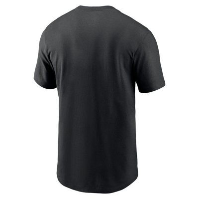 Nike Black Washington Commanders Essential Blitz Lockup T-shirt In Black