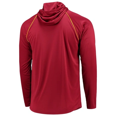 Shop Starter Burgundy Washington Football Team Raglan Long Sleeve Hoodie T-shirt