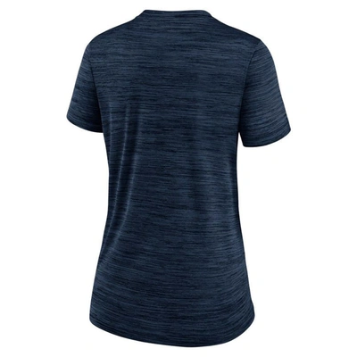 Shop Nike Navy Chicago Cubs City Connect Velocity Practice Performance V-neck T-shirt
