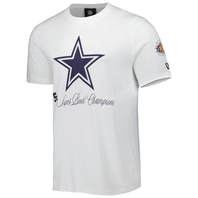 Shop New Era White Dallas Cowboys 5x Super Bowl Champions T-shirt
